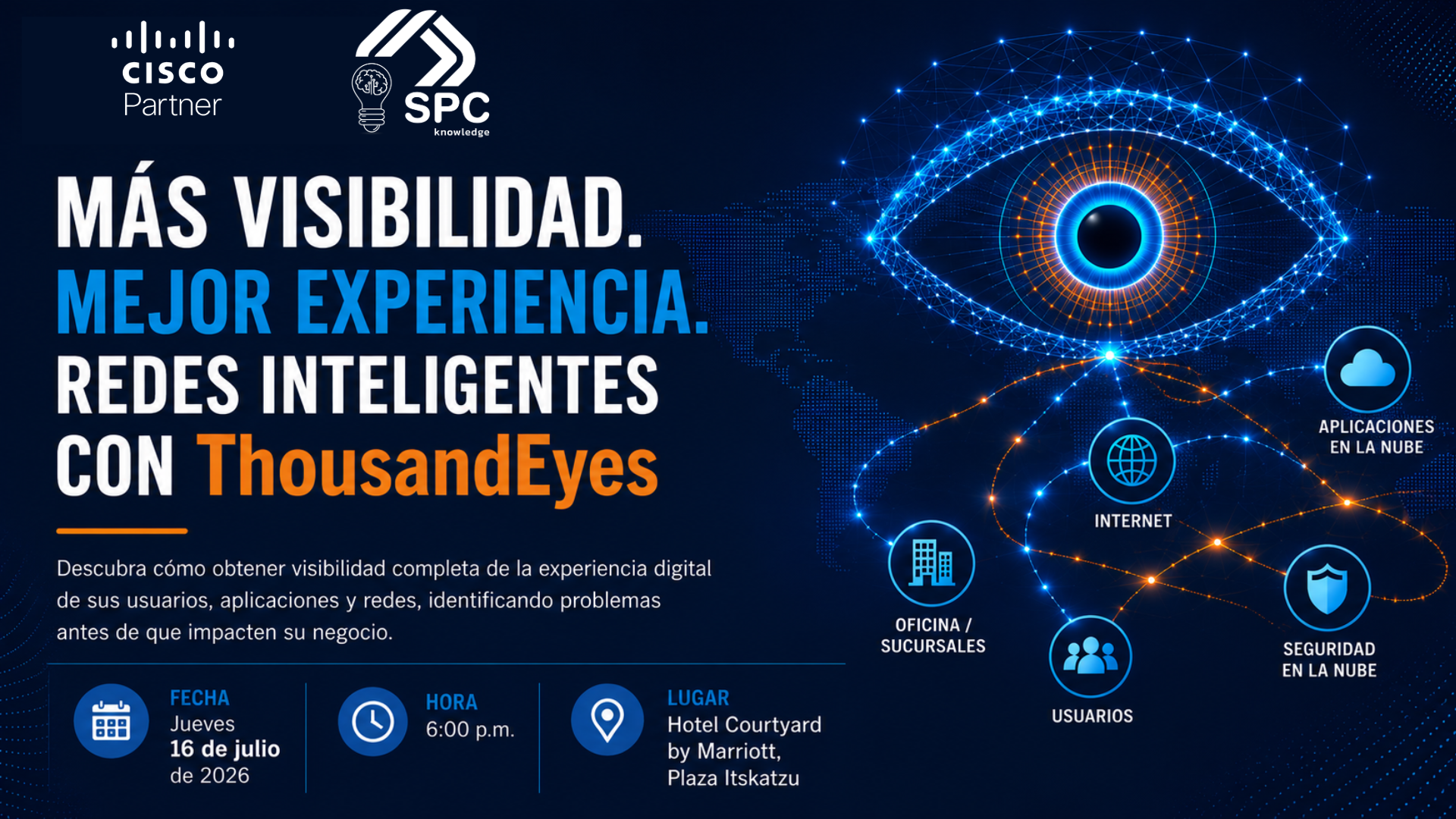 Portada de Landing page (2) Redes inteligentes con ThousandEyes